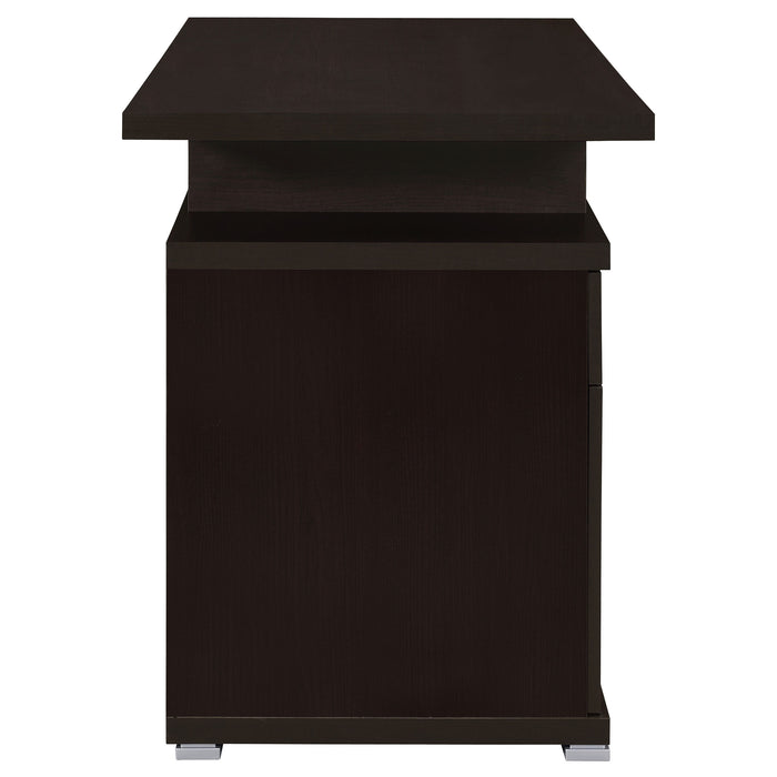 Irving 47-inch 2-drawer Office Computer Desk Cappuccino