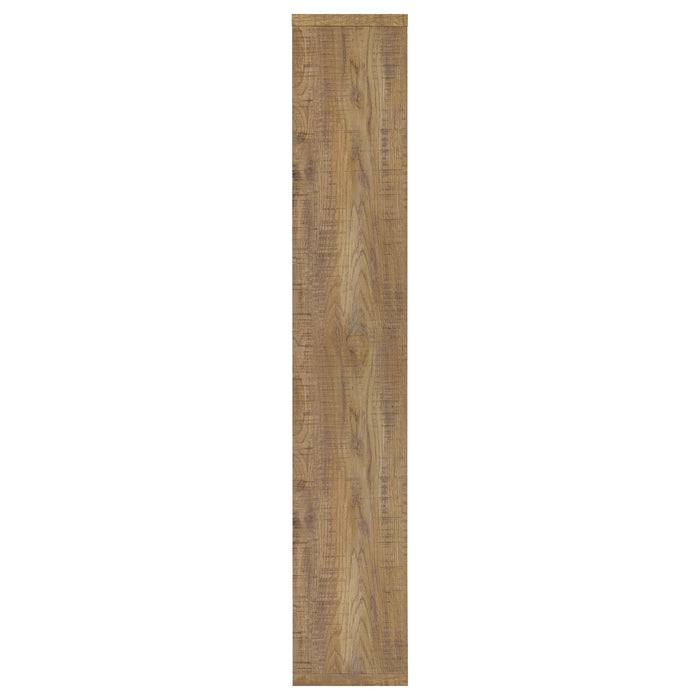 Theo 71-inch 6-shelf Mango bookshelf by CoasterEveryday in warm mango wood finish