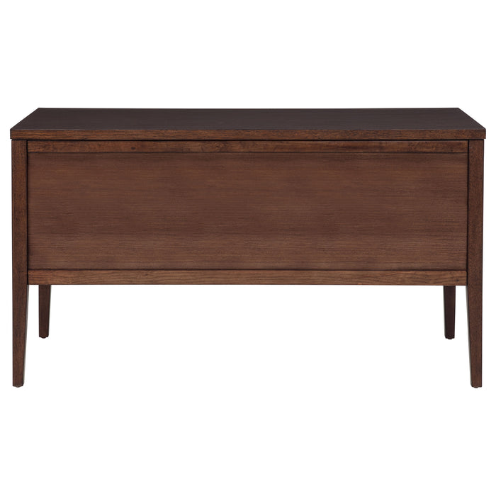 Graham 54-inch 4-drawer Double Pedestal Lift Top Computer Desk Chocolate
