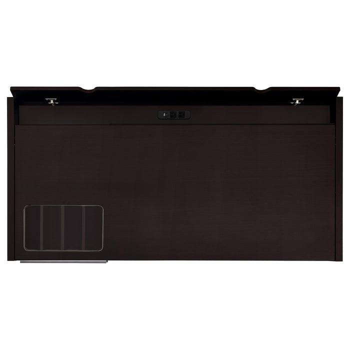 Halston 60-inch 3-drawer Office Computer Desk Cappuccino