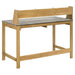 CoasterEveryday Besler 47-inch SmartTop writing desk with shelf in cement and natural finish