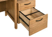 CoasterEveryday Roldan 69-inch computer desk in light ash with four drawers and file drawer