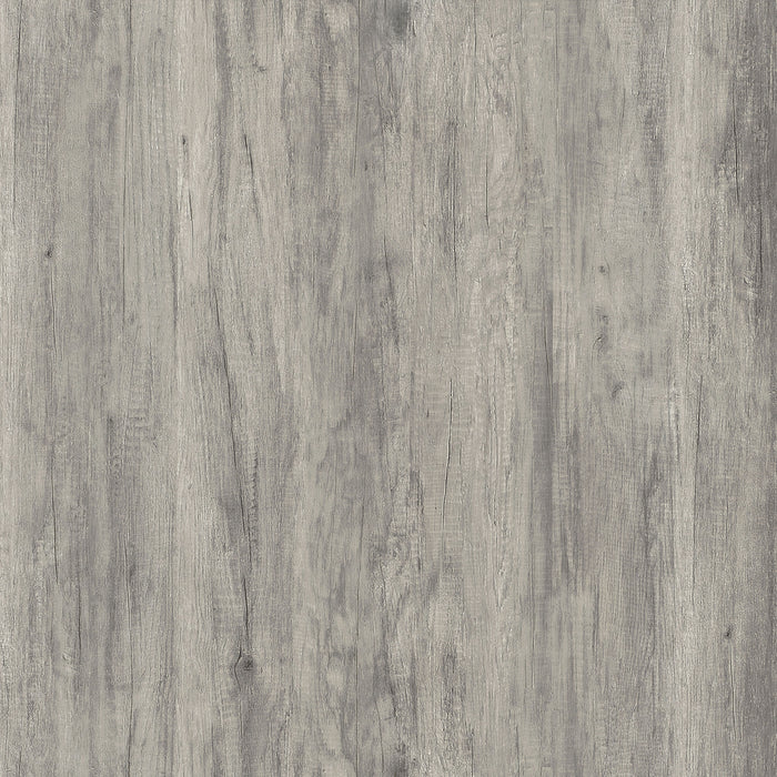 CoasterEveryday Theo 71-inch six-shelf bookshelf in grey driftwood finish