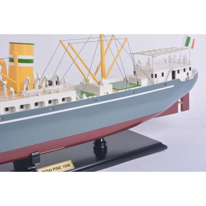Hand Painted Model Boat (624231) - Blue / White