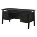 Goodson 64-inch black 4-drawer double pedestal computer desk by CoasterEveryday