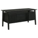Goodson 64-inch black 4-drawer double pedestal computer desk by CoasterEveryday