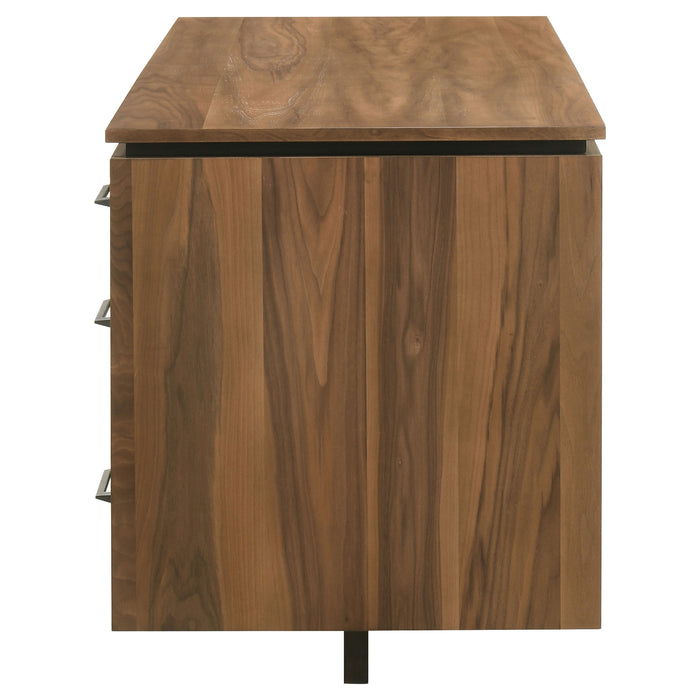 Berhalter 6-Drawer Double Pedestal File Computer Desk