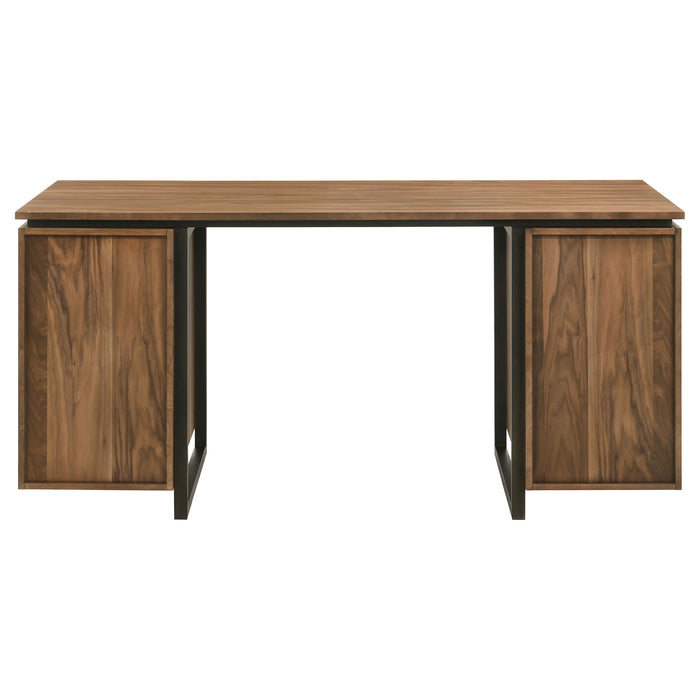Berhalter 6-Drawer Double Pedestal File Computer Desk