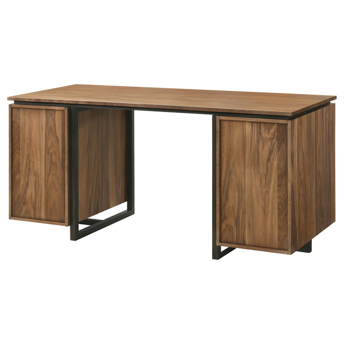 Berhalter 6-Drawer Double Pedestal File Computer Desk