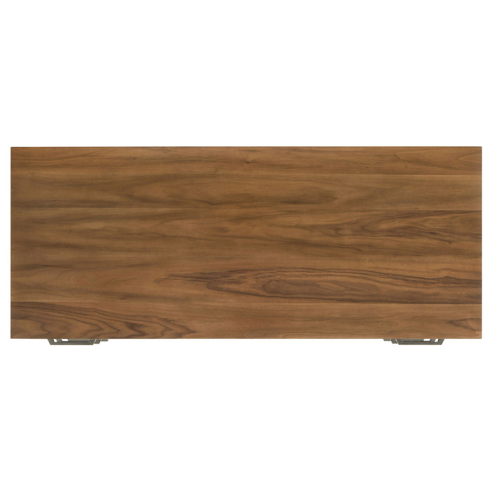 Berhalter 6-drawer double pedestal file computer desk by CoasterEveryday