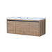 Giga floating bathroom vanity with resin sink, soft-close doors, modern design, wall-mounted setup, sleek and functional bathroom furniture.