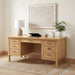 Vermes 66-inch 7-drawer computer desk by CoasterEveryday in light ash with power outlet