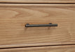 Vermes 66-inch 7-drawer computer desk with power outlet in light ash by CoasterEveryday