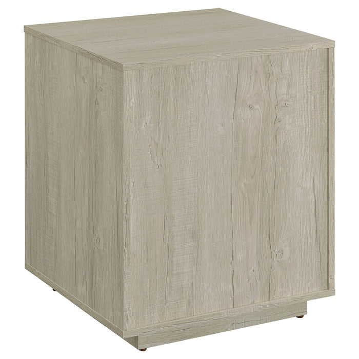 CoasterEssence Loomis whitewashed grey 3-drawer home office file cabinet
