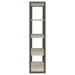 CoasterEssence Loomis 72-inch 3-shelf bookshelf in whitewashed grey finish