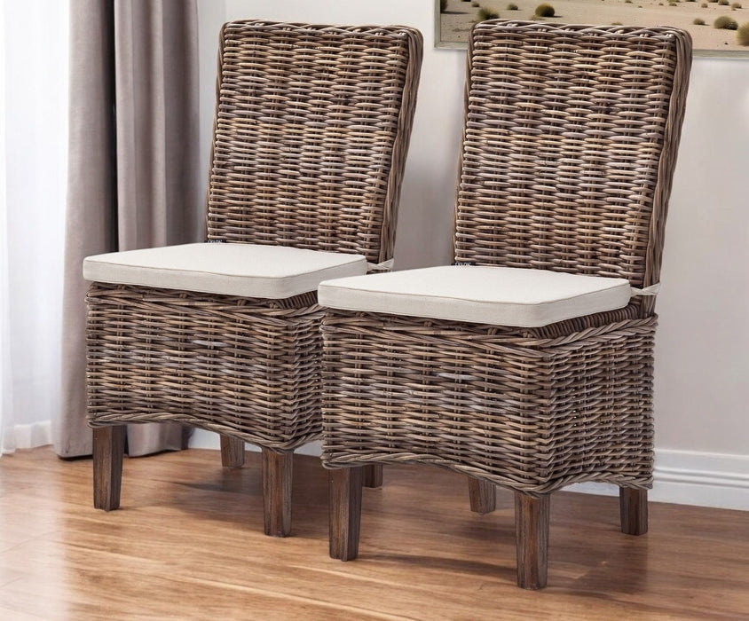 Dining Parsons Chairs (Set of 2) - Natural