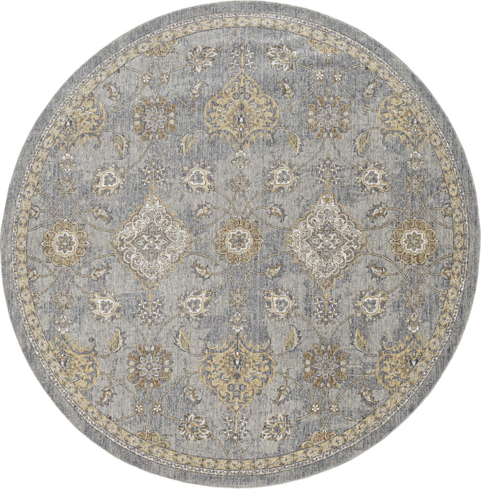 108" x 108" Wool Rug - Sage Green