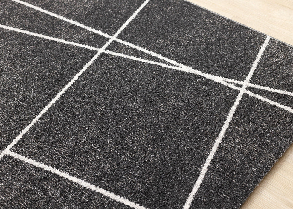 8' X 11' Abstract Area Rug (660276) - Gray / White