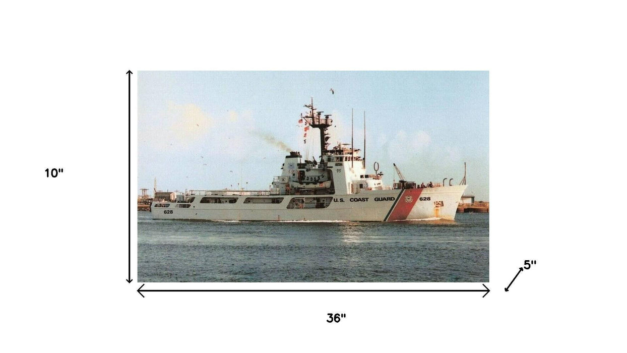 Hand Painted Model Boat (624529) - White