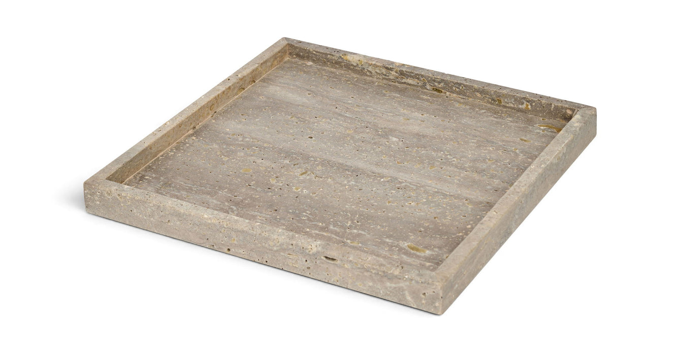Elegant Michael marble tray by Meridian Furniture featuring a smooth, genuine marble surface and sleek tray design.