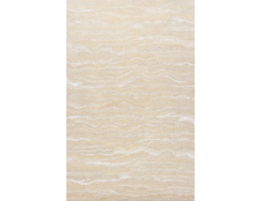 9' x 12' Hand Tufted Abstract Indoor Area Rug - Ivory
