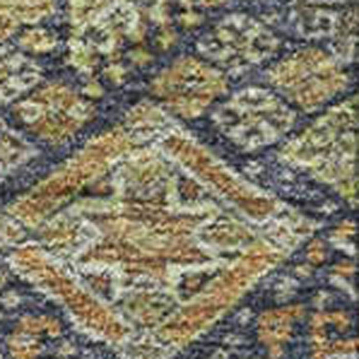8' X 10' Tribal Washable Area Rug With UV Protection (649886) - Rust / Green / Gray