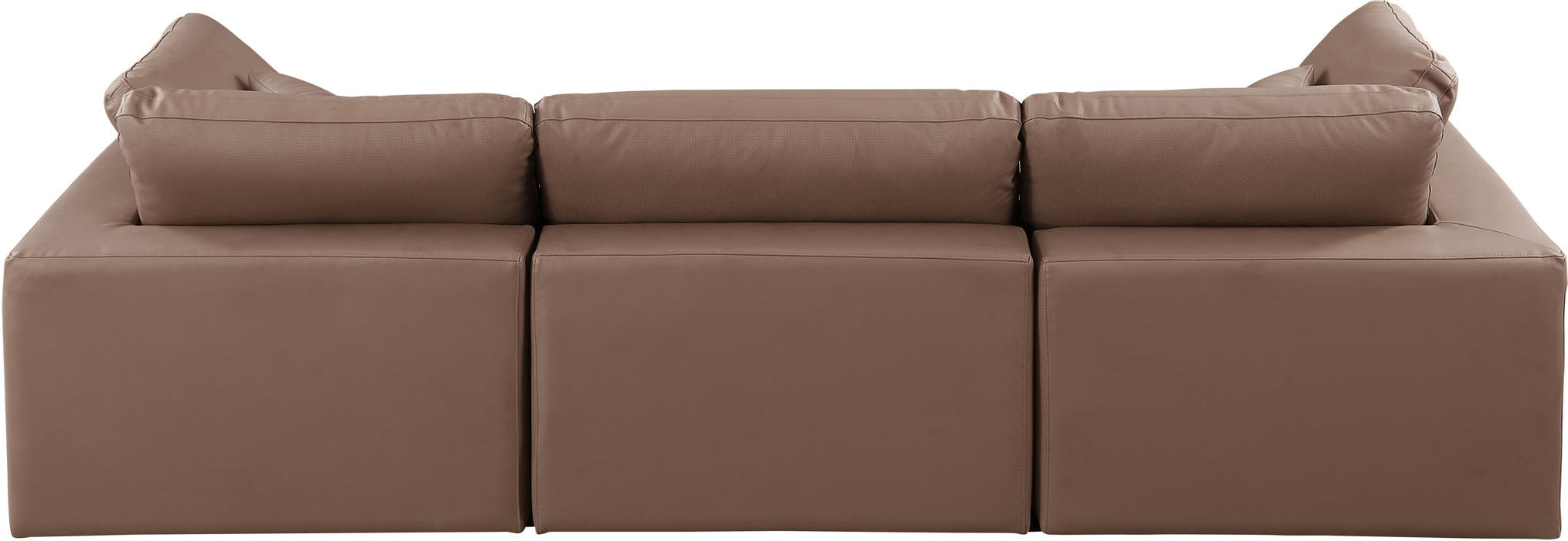 Comfy - Faux Leather Modular Sofa 3 Seats