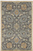 HomeRoots 9x13 vintage floral indoor area rug with traditional taupe design and machine-woven craftsmanship.