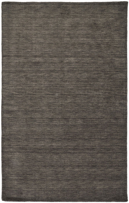 8' x 11' Wool Hand Woven Area Rug - Brown