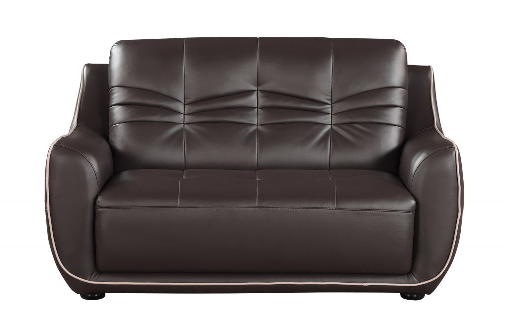 Elegant Leather Chair - Brown