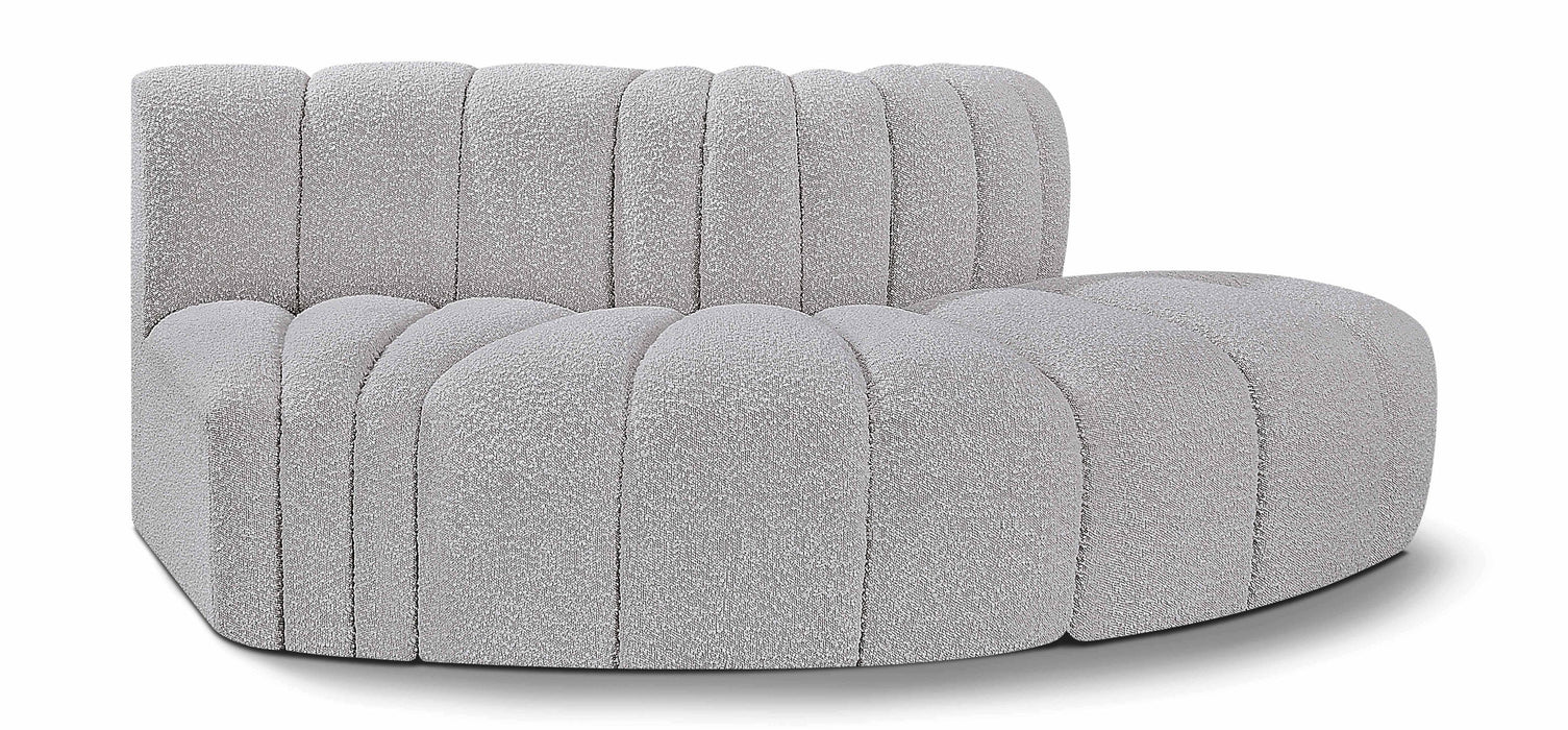 Arc - Boucle Fabric 3 Piece Modular Sofa