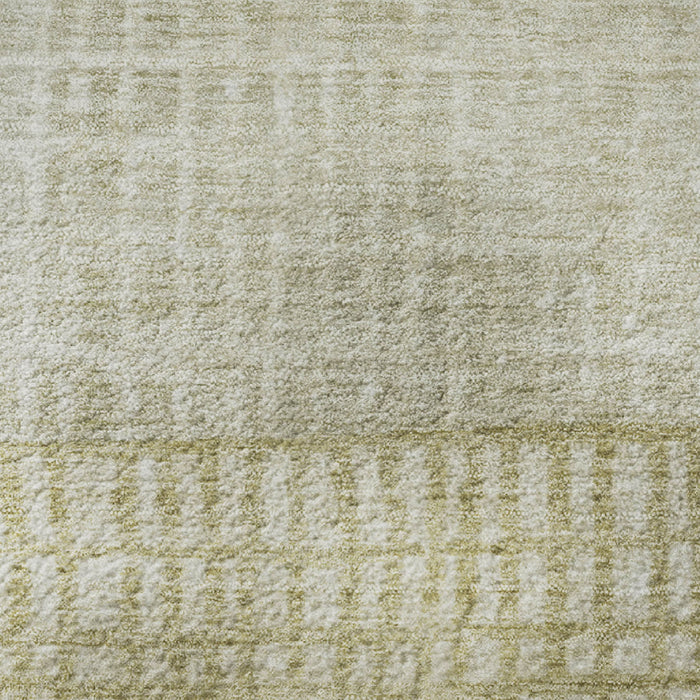 10' X 14' Geometric Washable Area Rug With UV Protection (705011) - Beige / Ivory / Gray