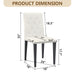 Giga dining chair set with ergonomic buckle backrest, ideal for family dining rooms, featuring modern, comfortable design.