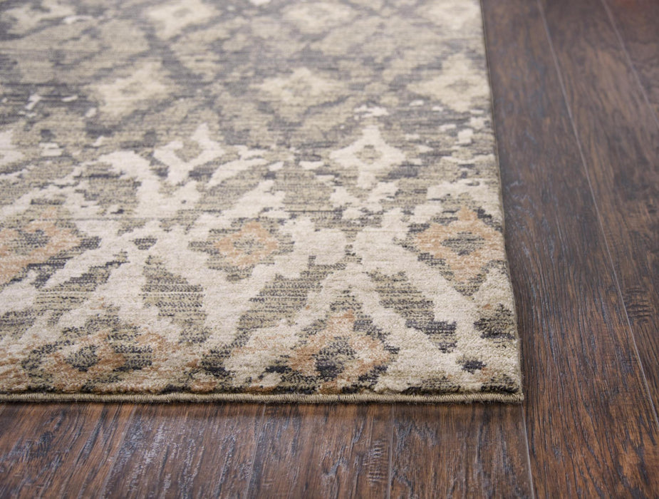 9' X 12' New Zealand Lambs Wool Hand Carved Handmade Area Rug (747465) - Brown / Natural