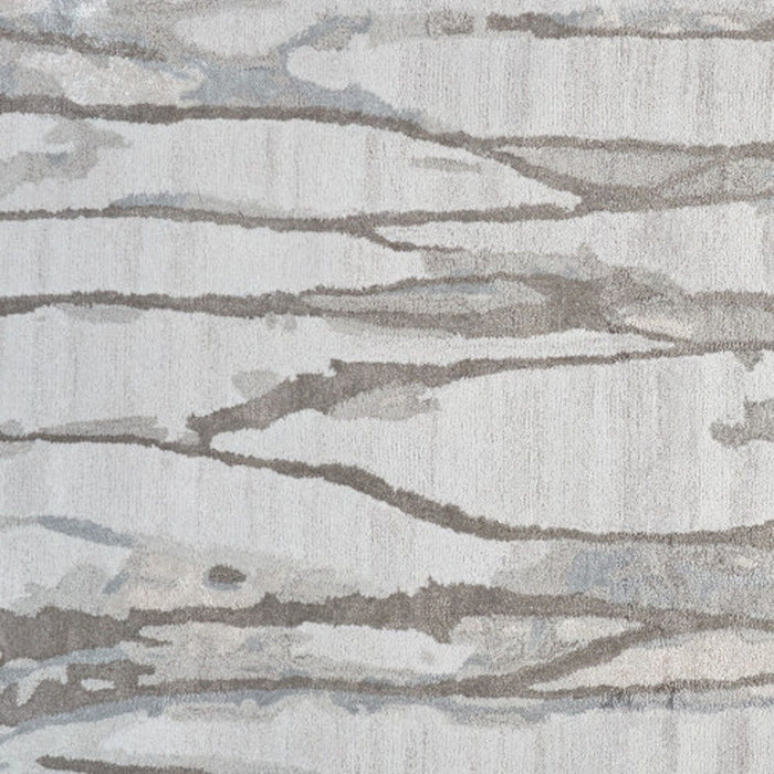 10' x 13' Abstract Tufted Handmade Area Rug - Taupe Ivory And Gray