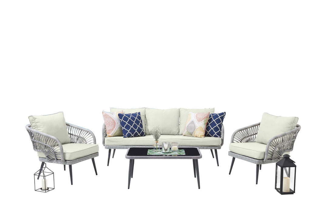 Manhattan Riviera - 4-Piece Conversation Outdoor Set