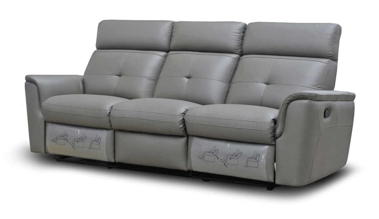 8501 - Sofa With 2 Manual Recliners