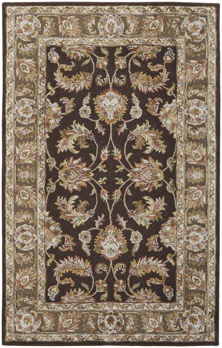 8' X 10' Oriental Hand Tufted Area Rug - Brown