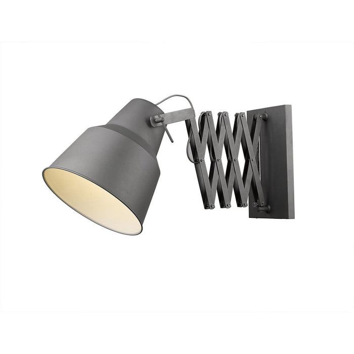 Plexus 1-Light Metal Sconce - Gray
