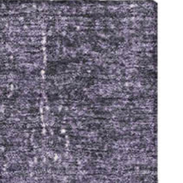 10' X 14' Abstract Washable Area Rug With UV Protection (707611) - Lavender / Gray