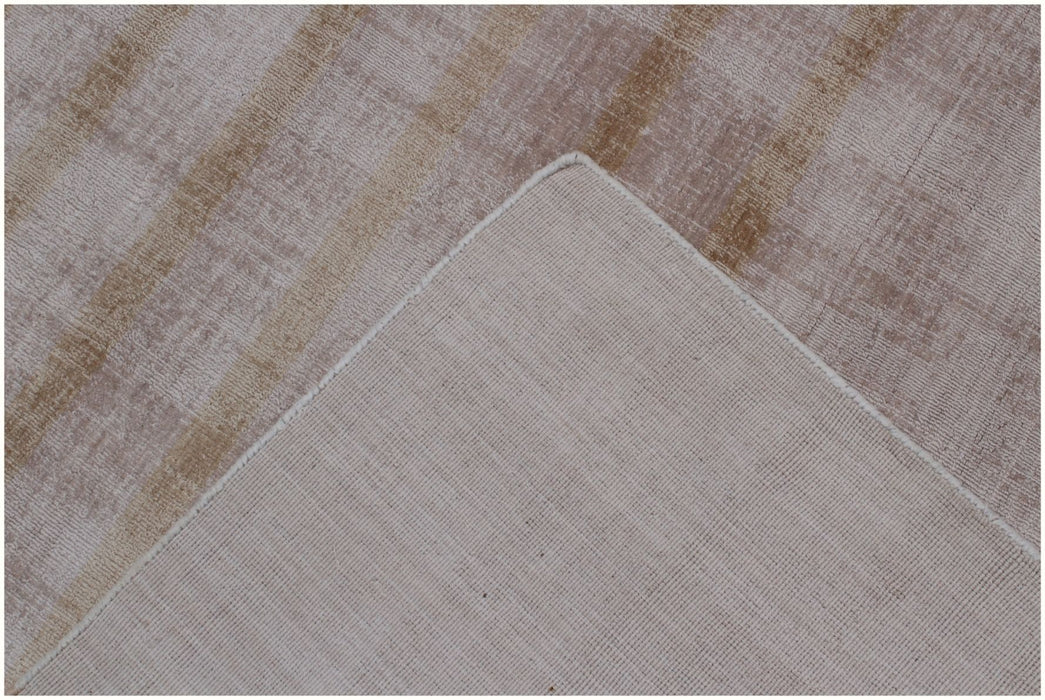 8' x 10' Hand Loomed Area Rug - Camel Striped