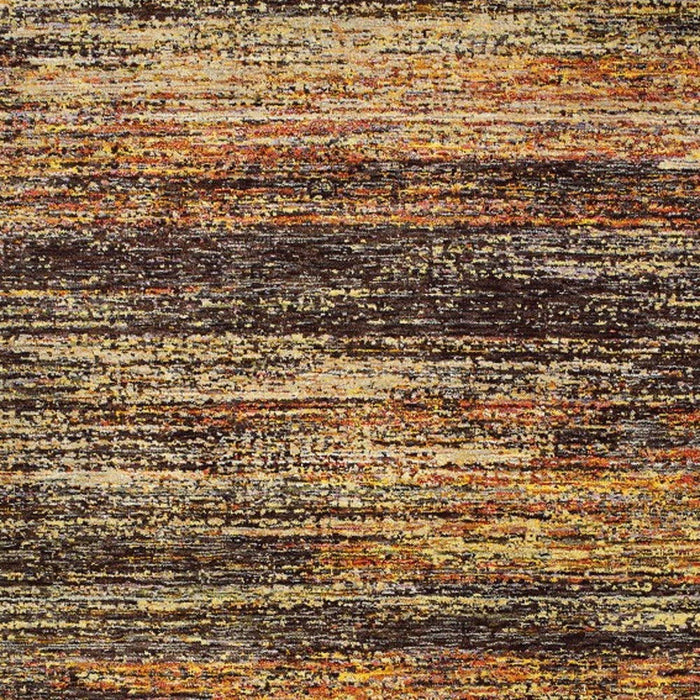 8' x 10' Abstract Area Rug - Gold And Slate