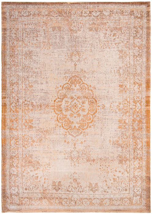 3' X 5' Medallion Washable Area Rug (548586) - Orange / White