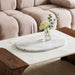 Marble decorative tray by Meridian Furniture with a smooth, polished surface and elegant design, ideal for stylish home decor.