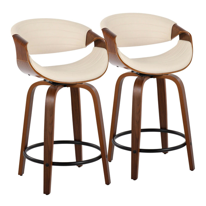 Symphony - 24" Fixed-Height Counter Stool (Set of 2)