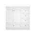 Giga free-standing bathroom vanity cabinet with sink, soft-close drawers and doors, modern design and durable finish.
