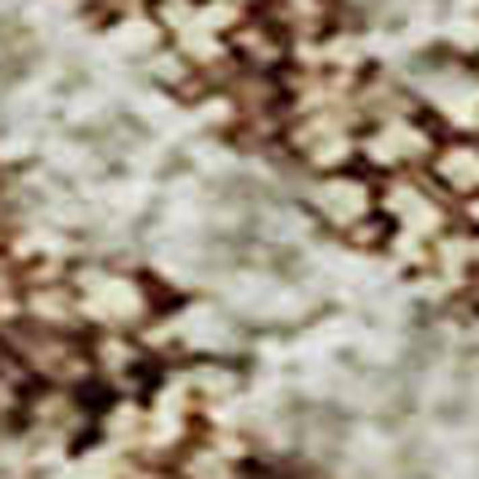 10' X 14' Striped Washable Area Rug With UV Protection - Rust And Beige