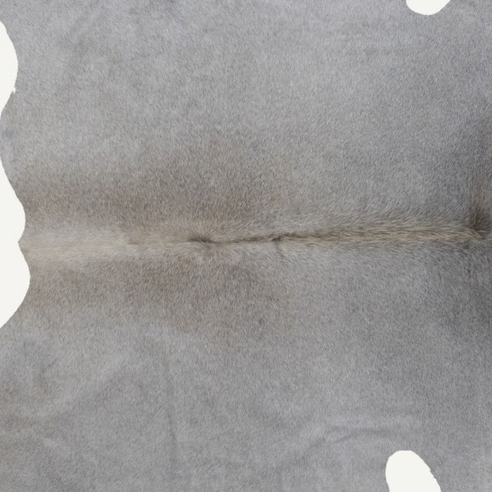 72" x 84" Gray Cowhide Area Rug - Natural And Light