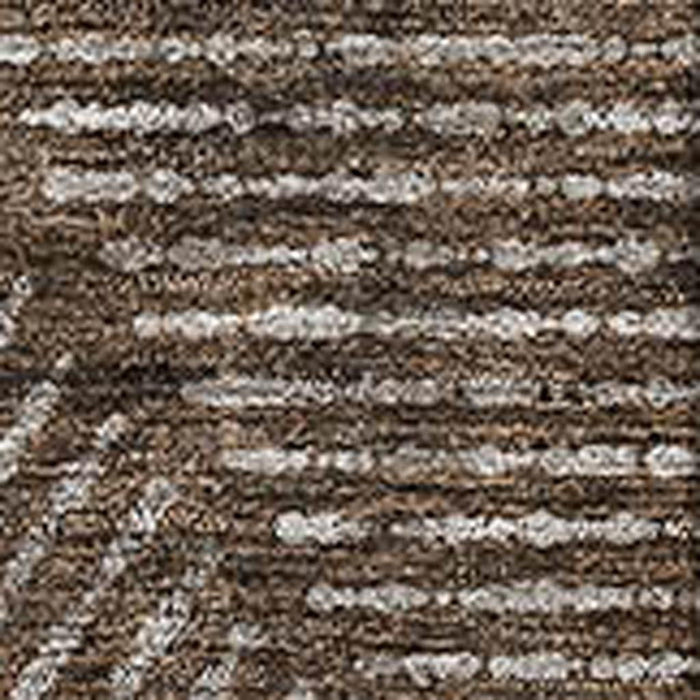 8' X 10' Geometric Washable Area Rug With UV Protection - Brown And Taupe
