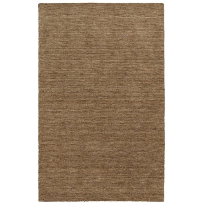 5' X 8' Wool Hand Tufted Area Rug - Tan